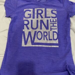Purple Girls' Graphic Tee